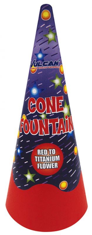 CONE FOUNTAIN RED TO TITANIUM FLOWER (1.4G / UN0336)